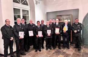 Freiwillige Feuerwehr Rüdesheim: FW Rüdesheim: Rekordjahr für die Feuerwehr - Bilanz zur gemeinsamen Jahreshauptversammlung