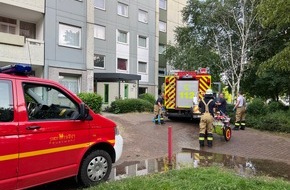 Feuerwehr Haan: FW-HAAN: Brand im neunten Obergeschoss eines Hochhauses