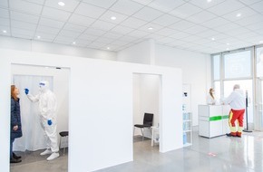 Medicare Logistics: Sicher durch die Festtage: Dank neuem Corona Testzentrum in Frankfurt a.M. innerhalb von 15 Minuten zum Testergebnis