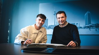 HERTHA BSC GmbH & Co. KGaA  : Dion Ajvazi unterschreibt einen Profivertrag