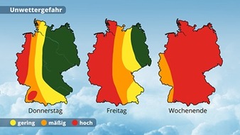 wetter.com: Pressemitteilung: Hitzewelle mit kräftigen Gewittern im Anmarsch