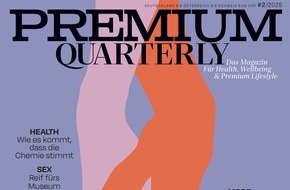 PREMIUM Medical Circle GmbH: Christiane Arp über die Verführungskraft der Mode in der neuen Ausgabe von Premium Quarterly / Kein Objekt ist dichter an meinem Körper als ein Kleidungsstück - Parfum vielleicht