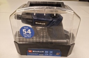 Polizeidirektion L&uuml;beck: POL-HL: OH-Heiligenhafen / Fahrraddieb in Heiligenhafen gestellt - Polizei sucht Inhaber eines Akkuschrauber-Sets