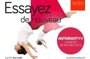 Holmes Place Schweiz: Invitation pour le Media-Training: 18. Février / AntiGravity® Fitness et Holmes Place annoncent un partenariat dans toute la Suisse.