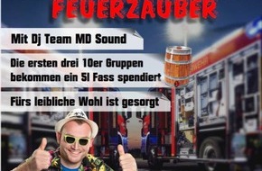 Feuerwehr Kleve: FW-KLE: Einladung zum Donsbrügger Feuerzauber