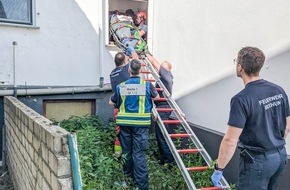 Feuerwehr Bochum: FW-BO: Person aus Wohngebäude gerettet