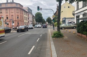 Polizeidirektion Worms: POL-PDWO: Unfall zwischen PKW und Radfahrerin