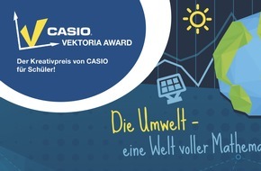 CASIO Europe GmbH: Schüler erklären beim Vektoria Award wie Mathematik die Umwelt verständlicher macht / CASIO prämiert die besten Präsentationen zum Thema Mathe und Umwelt mit insgesamt 3.000 Euro
