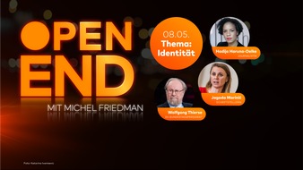 WELT Nachrichtensender: Open End: Michel Friedman spricht über Identität mit Hadija Haruna-Oelker, Jagoda Marinic und Wolfgang Thierse