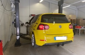 Polizeidirektion Trier: POL-PDTR: Kontrolle an Safety-Days - Verkehrsunsicheren VW Golf GTI aus dem Verkehr gezogen