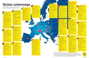 Touring Club Schweiz/Suisse/Svizzero - TCS: Mit dem Auto in die Ferien: Diese Regeln gelten - diese Ausrüstung ist Pflicht