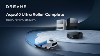 DREAME INTERNATIONAL (HONGKONG) LIMITED: Dreame präsentiert die neue Aqua-Serie mit dem Aqua10 Ultra Roller CompleteEin Meilenstein in der robotergestützten Bodenreinigung!