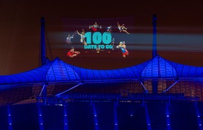 European Championships - Projektion 100 DAYS TO GO