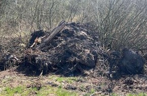 Polizeiinspektion Aurich/Wittmund: POL-AUR: Großefehn - Unerlaubter Umgang mit Abfällen