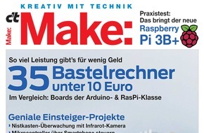 Make: Leistungsstarke Einplatinenrechner für wenig Geld / 35 Maker-Boards für unter 10 Euro im Vergleich
