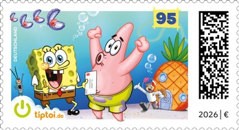 DHL Group: PM: Ein Schwamm als Briefmarke