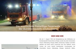 Freiwillige Feuerwehr Selfkant: FW Selfkant: Neuer Webauftritt der Feuerwehr Selfkant