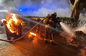 Feuerwehr Moers: FW Moers: Kellerbrand mit Menschenrettung in der Silvesternacht / Mehrere Kleinbrände im Stadtgebiet