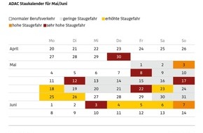ADAC: ADAC Stauprognose: 8. Bis 10. Mai / Leicht ansteigender Verkehr / Brenner sorgt in den kommenden Wochen f&uuml;r Probleme