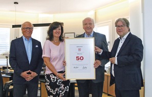 WeberHaus GmbH & Co. KG: PM: WeberHaus seit 50 Jahren Mitglied im Bundesverband Deutscher Fertigbau