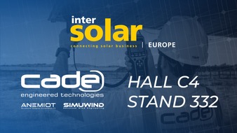 CADE SOLUCIONES DE INGENIER&Iacute;A S.L.: CADE to Present Engineering and Technology Solutions for Photovoltaic Asset Reliability at Intersolar Europe 2026