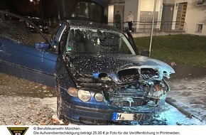 Feuerwehr München: FW-M: PKW in Brand (Sendling)