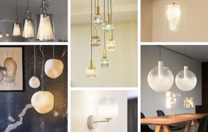 Lampenwelt GmbH: Glas und die Poesie des Lichts: Lampenwelt.de präsentiert Looks von Crushed bis Frosted