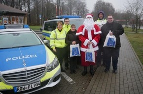 Polizeiinspektion Harburg: POL-WL: Fernfahrerstammtisch der Polizeidirektion Lüneburg unterstützt Weihnachtsaktion von DocStop