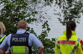 Feuerwehr Dorsten: FW-Dorsten: Person Wasserrettung Blauer See