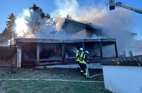 Polizeidirektion Kaiserslautern: POL-PDKL: Brand eines Einfamilienhauses
