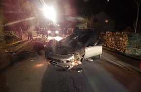 Polizeidirektion Montabaur: POL-PDMT: Verkehrsunfall unter Alkoholeinwirkung