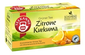 Teekanne GmbH & Co. KG: Pressemitteilung: Dreifach gut: TEEKANNE Grüner Tee Zitrone Kurkuma