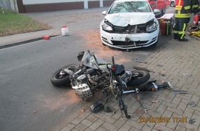 Polizeiinspektion Lüneburg/Lüchow-Dannenberg/Uelzen: POL-LG: ++ Teile von Traktoren demontiert ++ Motorroller gestohlen ++ abgelenkt vom Handy - Wasserwerfer übersehen ++ Motorradfahrer nach Unfall schwer verletzt ++