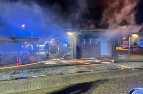 Feuerwehr Norderstedt: FW Norderstedt: Jahreswechsel 2021/2022: Verkehrsunfälle, Kleinbrände, Tierrettung