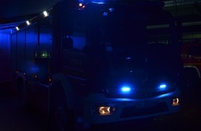 Feuerwehr Stolberg: FW-Stolberg: Zimmerbrand und eine "vermisste Person" beschäftigten die Feuerwehr in der Nacht zu Silvester