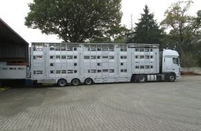 Polizeiinspektion Harburg: POL-WL: Autobahnpolizei stoppt überladenen Schweinetransport