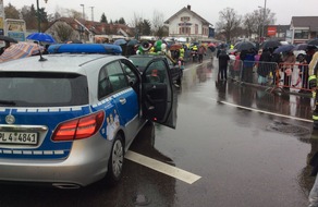 Polizeipräsidium Westpfalz: POL-PPWP: Friedliches Narrentreiben in Ramstein
