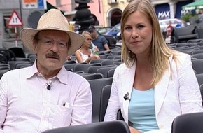 Sky Deutschland: Special über 57. Filmfest in Locarno morgen in "Premiere Kino" / Moderatorin Nadine Krüger im Interview mit Volker Schlöndorff zu "Der neunte Tag"
