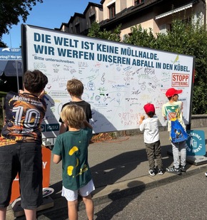Medienmitteilung: «Zürcher Knabenschiessen: Abfall im Visier»