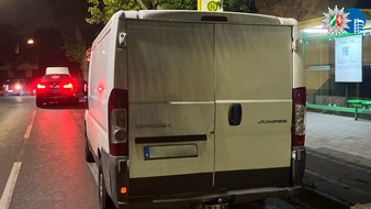 Polizeipräsidium Oberhausen: POL-OB: Trunkenheit und Tiefschlaf im Transporter