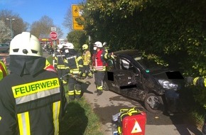 Freiwillige Feuerwehr Bedburg-Hau: FW-KLE: Verkehrsunfall mit vier Verletzten - Rettungshubschrauber im Einsatz