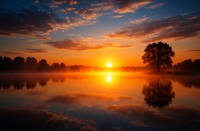 DHL Group: PM: Strahlender Briefmarken-Sieger: Das ist Deutschlands schönster Sonnenaufgang