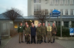 Polizeiinspektion Northeim: POL-NOM: Offiziere des Bundeswehr-Verbindungskommandos zu Gast bei der Polizei in Northeim