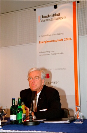 8. Handelsblatt Jahrestagung Energiewirtschaft 2001 in Berlin / Teil 1 von Teil 2