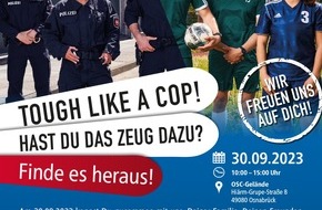 Polizeidirektion Osnabrück: POL-OS: RECRUITING 2.0: "Tough like a cop! Hast Du das Zeug dazu?" startet erstmals in Niedersachsen