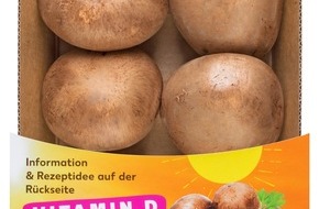 Kaufland: Ernährungswissenschaftler entwickelt Pilzemit sehr hohem Vitamin-D-Gehalt