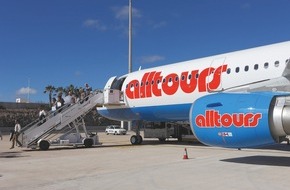 alltours flugreisen gmbh: happy branding - Airbus A 321 fliegt ab sofort Urlauber im "alltours Kleid" in die Sonne (FOTO)