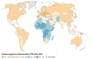 Deutsche Stiftung Weltbevölkerung (DSW): Studie zum Weltbevölkerungstag: Globale Bevölkerungsentwicklung in Zeiten von COVID-19