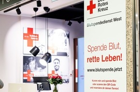 DRK-Blutspendedienst West: Presseeinladung zur Eröffnung der DRK-Pop-Up Blutspende in Ludwigshafen