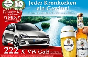 Krombacher Brauerei GmbH & Co.: Erfolgreiche Promotion geht in die nächste Runde - Die Krombacher Kronkorkenaktion 2013 (BILD)